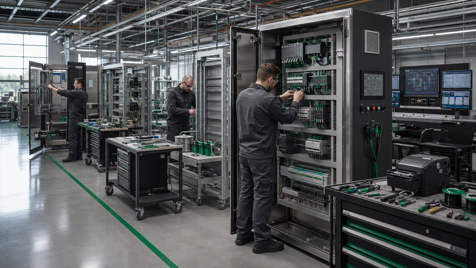 Panel assembly floor